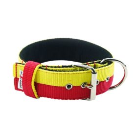 Erős El Perro Juicy kennel nyakörv, két színű, 4 cm