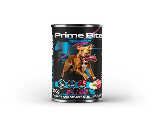 Prime Bite prémium kutyaeledel, bárány petrezselyemmel, 400g