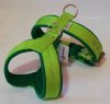 4 cm széles bélelt El Perro hám, narancs/neonsárga