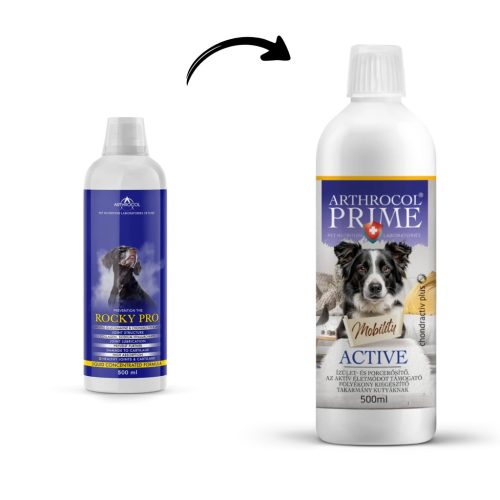 Arthrocol Rocky Pro - Mobility active, ízületvédő kutyáknak, 500ml
